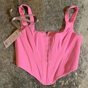 Pink Frangelica corset top